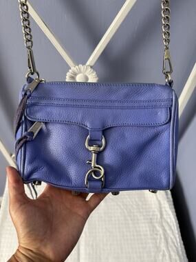 Rebecca Minkoff Mini MAC Crossbody with Classic Hardware Blue